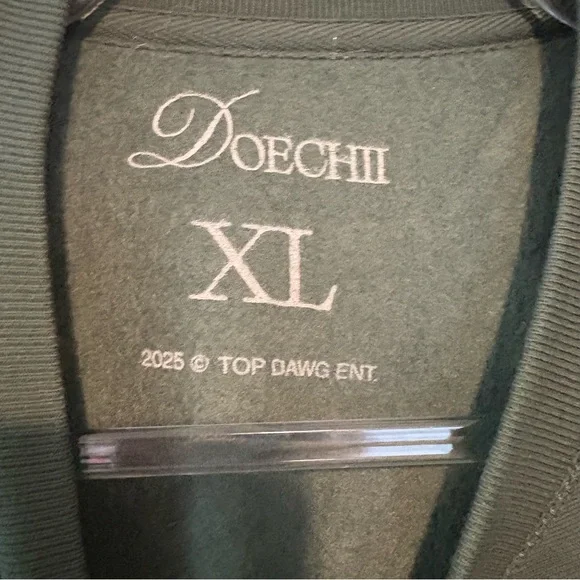 Doechii official merch alligator crewneck sweatshirt in alpine green - Picture 2 of 5